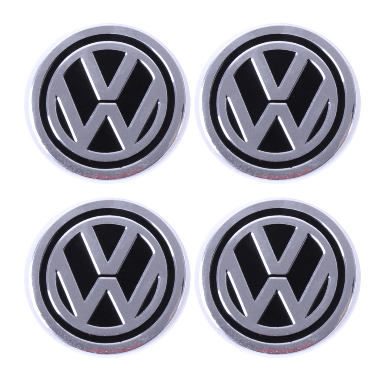 

Наклейка на колпаки с логотипом VW (60мм) черная