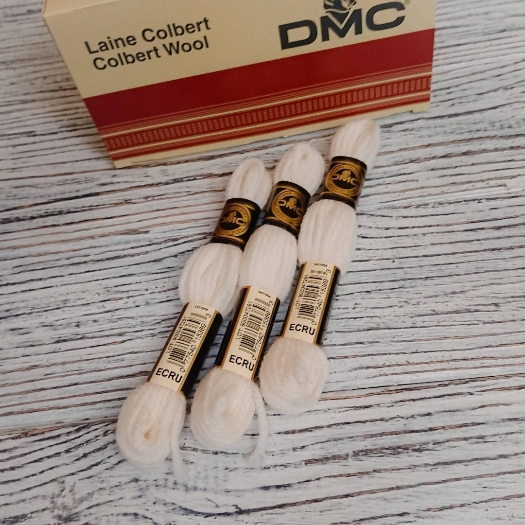 

Шерстяное мулине DMC Colbert Ecru