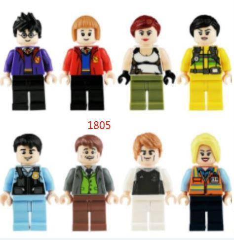 

Фигурки человечки профессии жители города для лего lego