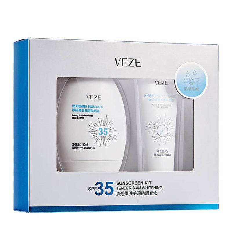 

Набор косметики с солнцезащитным эффектом 35 SPF SUNSCREEN Kit Vezе