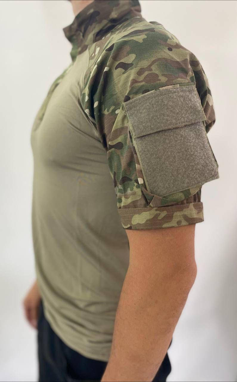 

Боевая рубашка Убакс (UBACS), Тактическая рубашка Убакс с коротким рукавом, Хаки