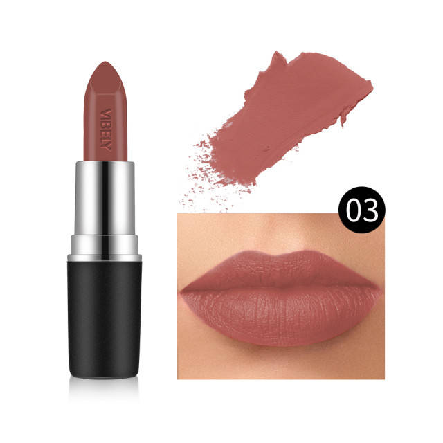 

Матовая губная помада Vibely Velvet Matte Lipstick #03, 8г