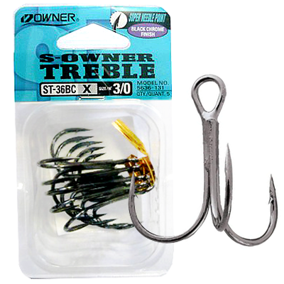 

Крючок Owner Stinger Treble ST-36BC №08(8шт)