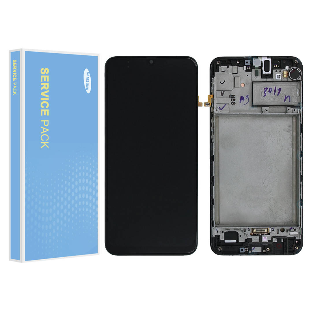 

Дисплей Samsung M307 Galaxy M30s (GH82-21265A) с рамкой, Black (Service Pack Original)