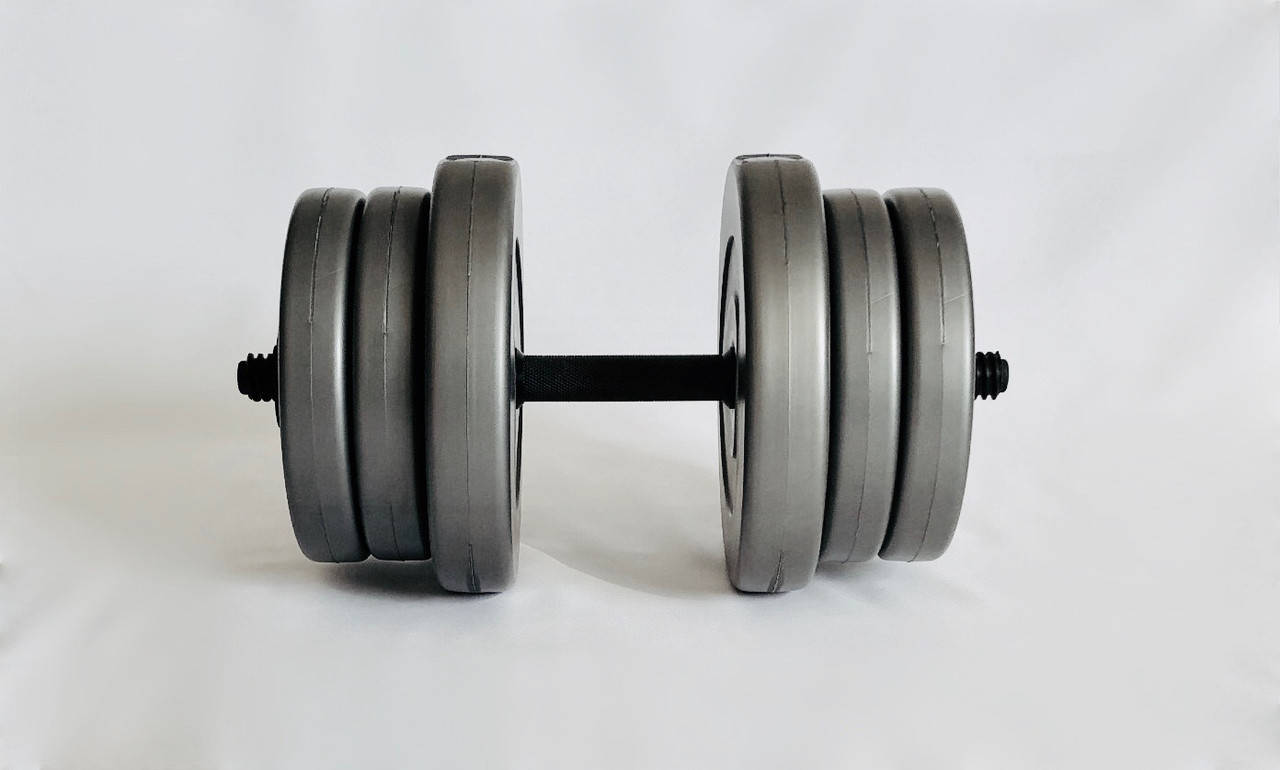 

Гантель 20кг GREY, Серый