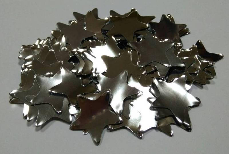 

Конфетти ЗВЕЗДЫ - СЕРЕБРО. Упаковка 10 грамм