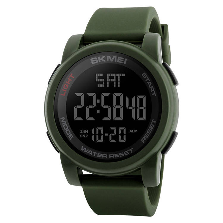 

Skmei 1257 зеленые мужские спортивные часы