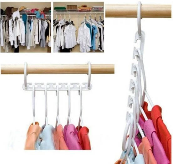 

Органайзер для шкафа Wonder Hangers, органайзер вешалка для одежды, Белый