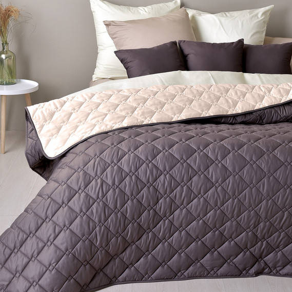 

Покрывало Стиль Cube Шоколад/беж 140*210 "Идея", Коричневый