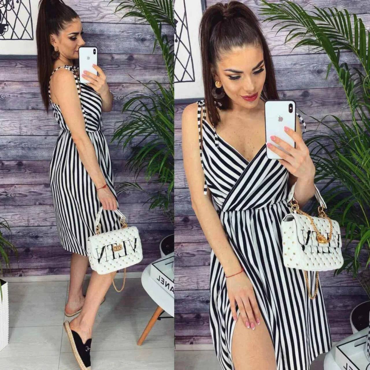 

Летнее платье-сарафан в полоску "Валенсия " размер 42-44,46-48,50-52