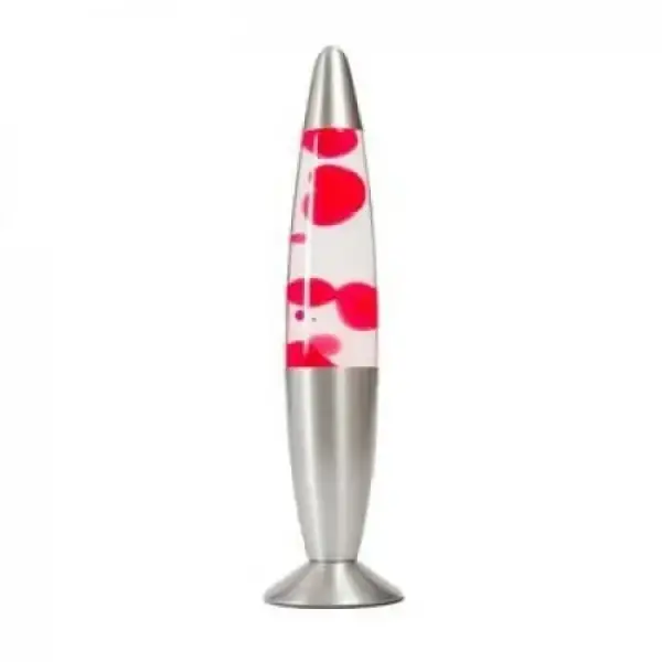 

Лава лампа Wax Lamp бульки 35см красный