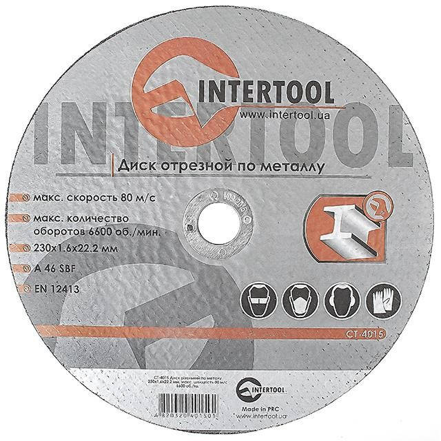 

Круг отрезной по металлу INTERTOOL CT-4015