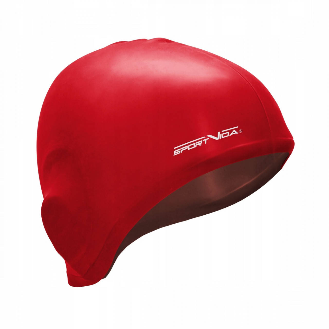

Шапочка для плавания SportVida SV-DN0015 Red. Шапка для бассейна