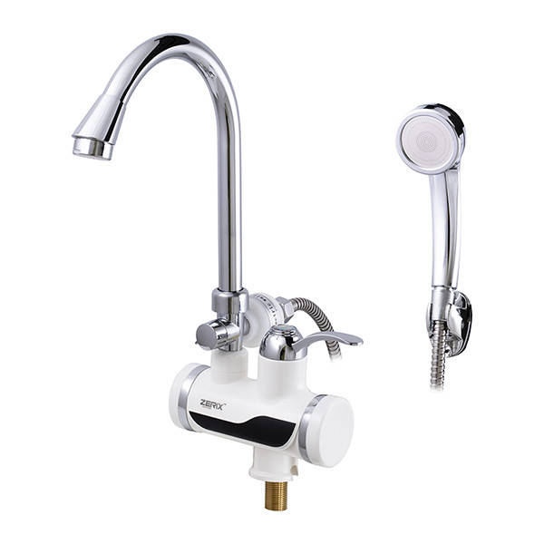 

Проточный водонагреватель ZERIX ELW08-E, Белый