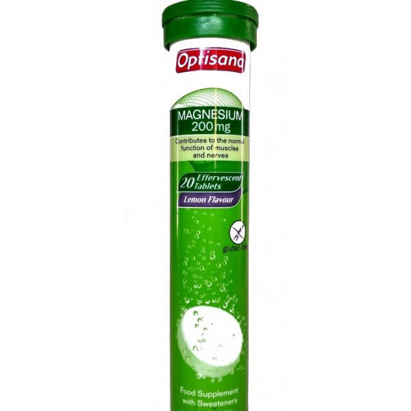 

Таблетки Магнезія Magnesium Optisana 20шт