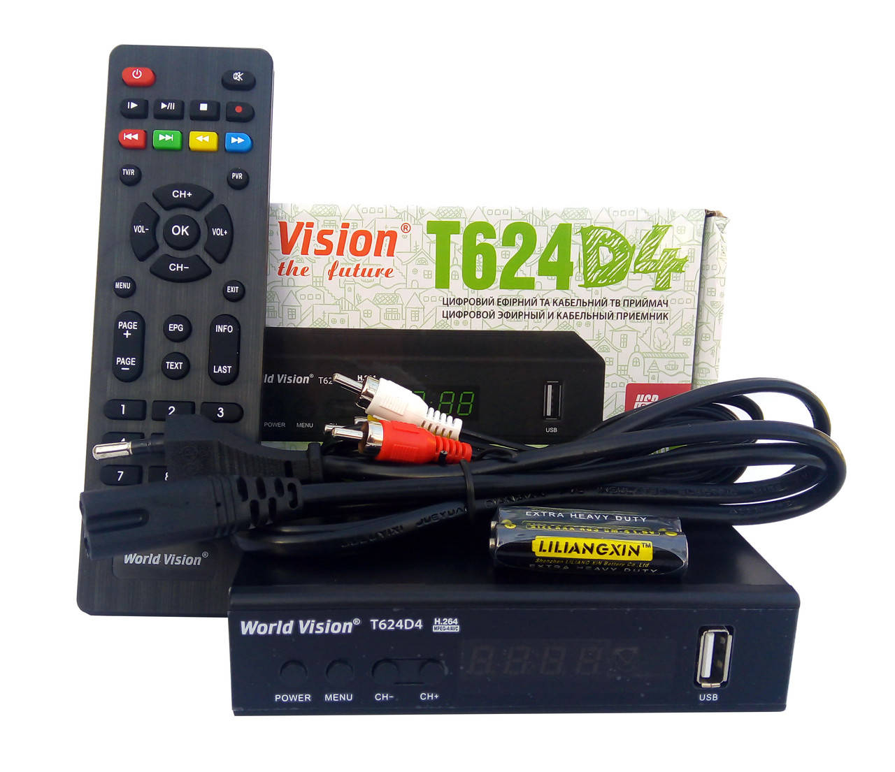 

Т2 ресивер тюнер T2 World Vision T624D4