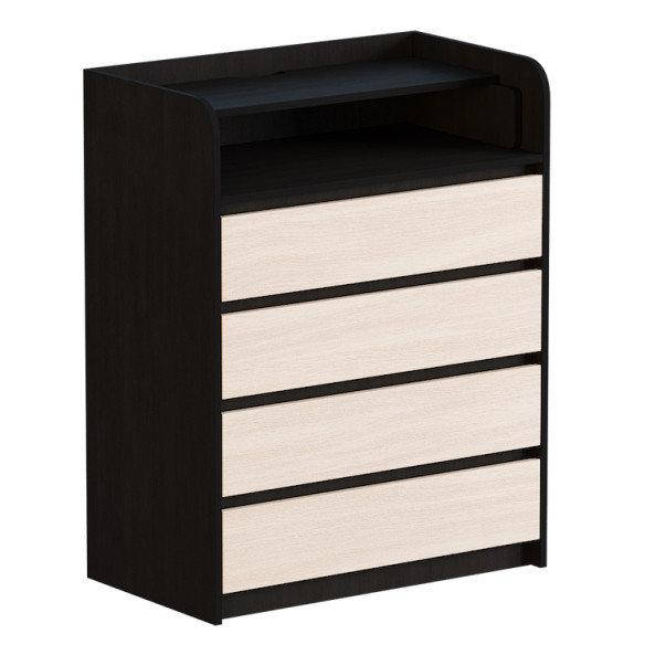 

Комод пеленальный Микс (800х450х1010), Венге темный + дуб молочный