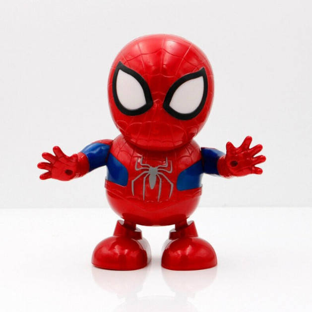 

Интерактивная игрушка Человек Паук танцующий супер герой робот Dance Hero Marvel Spyder man со световыми и