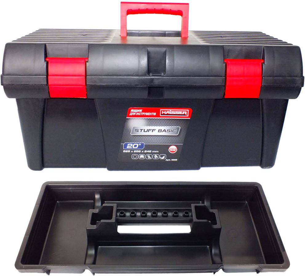 

Ящик для инструмента Haisser Stuff Basic 20" 90009 пластиковый