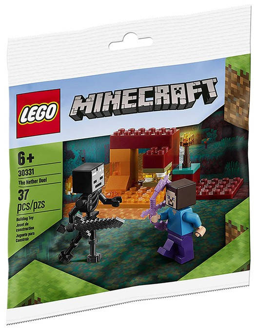 

Lego Minecraft Дуэль в Незере 30331, Черный