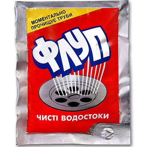 

Засіб для прочищення труб Флуп для гарячої води