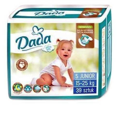 

Подгузники "Dada" Sof Extra 5 (15 -25 кг), 39 шт