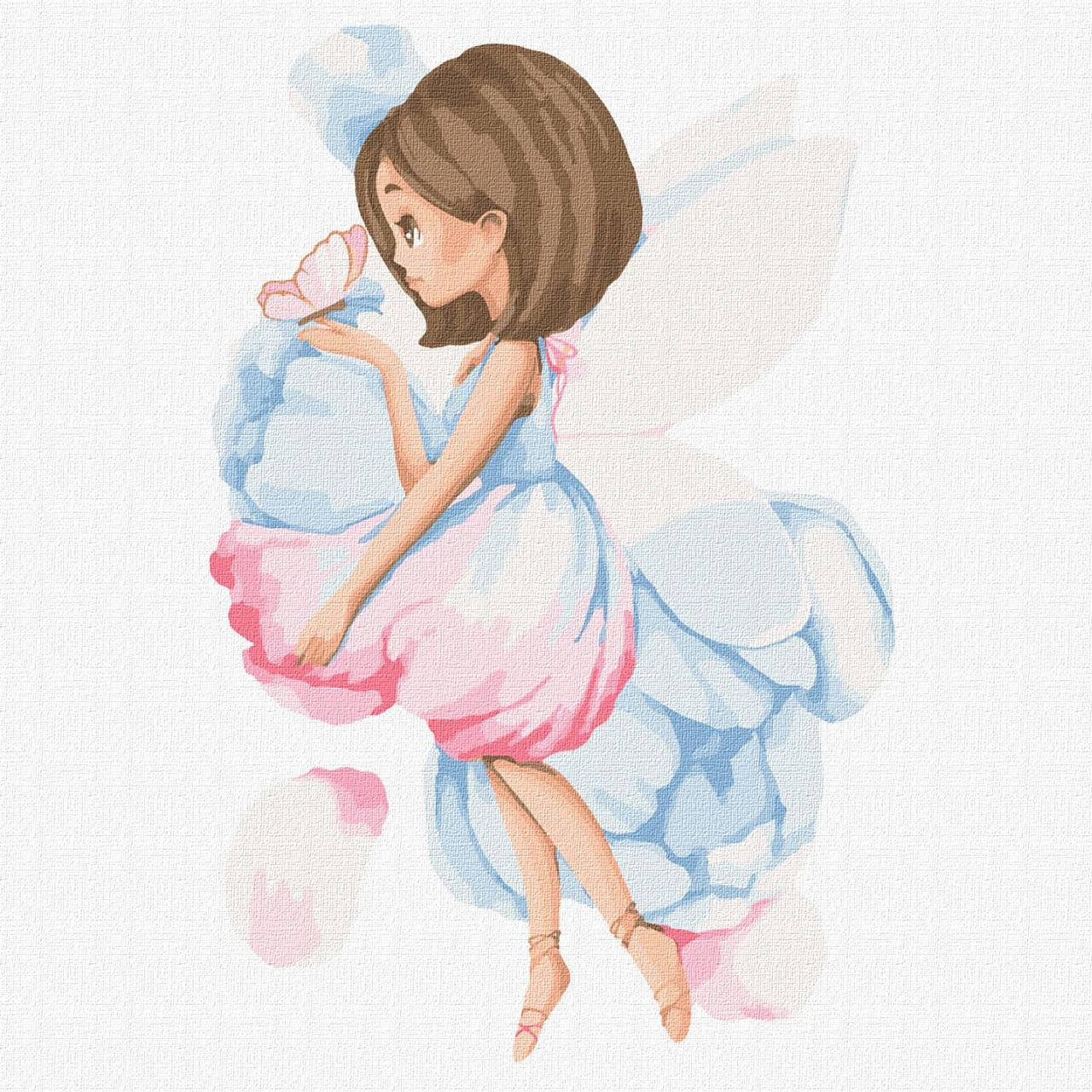 

Картины по номерам - - Нежная волшебница КНО2380 ТМ Идейка 30х30 см