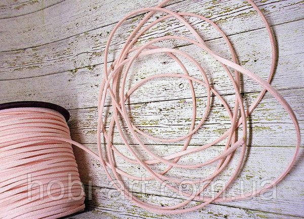 

Шнур шкіряний, 3мм., рожевий