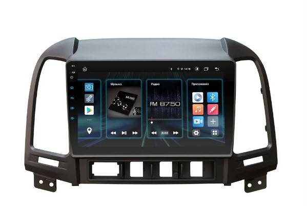 

Штатна магнітола HYUNDAI SANTA FE (IX45) (2006-12)2+16GB Android 11