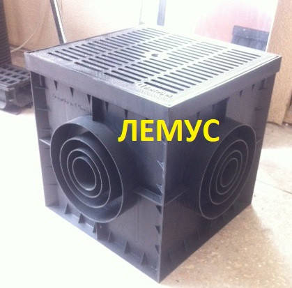 

Комплект: Дождеприемник черный пластиковый 300х300мм + пластиковая решетка