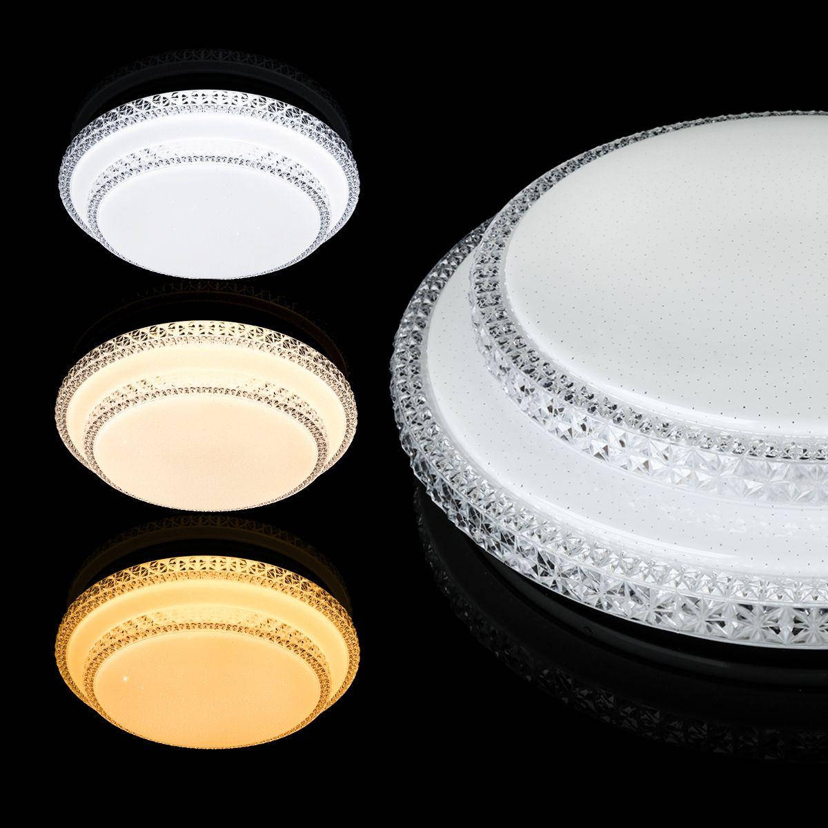 

Круглая потолочная современная люстра SML-R22-80/2 3000-6000K 80Вт с д/у New