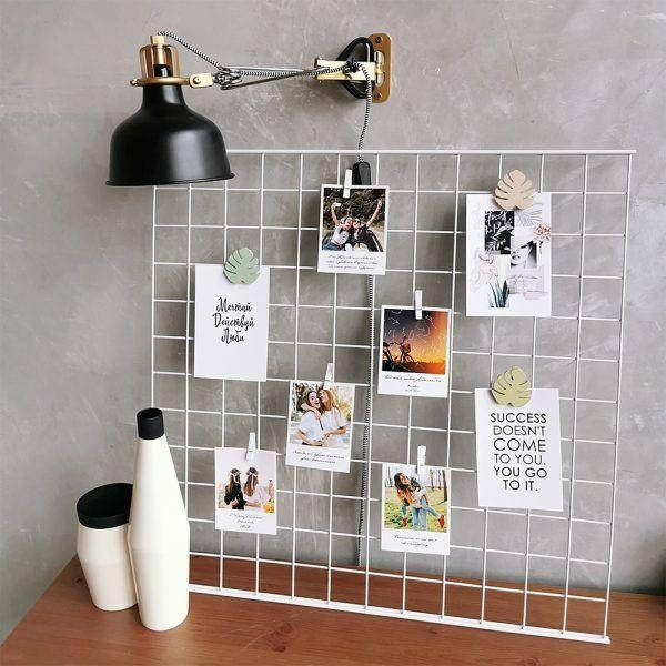 

Настенный органайзер Wuw Мудборд Доска визуализации и планирования прямоугольная 45х60 см Белый