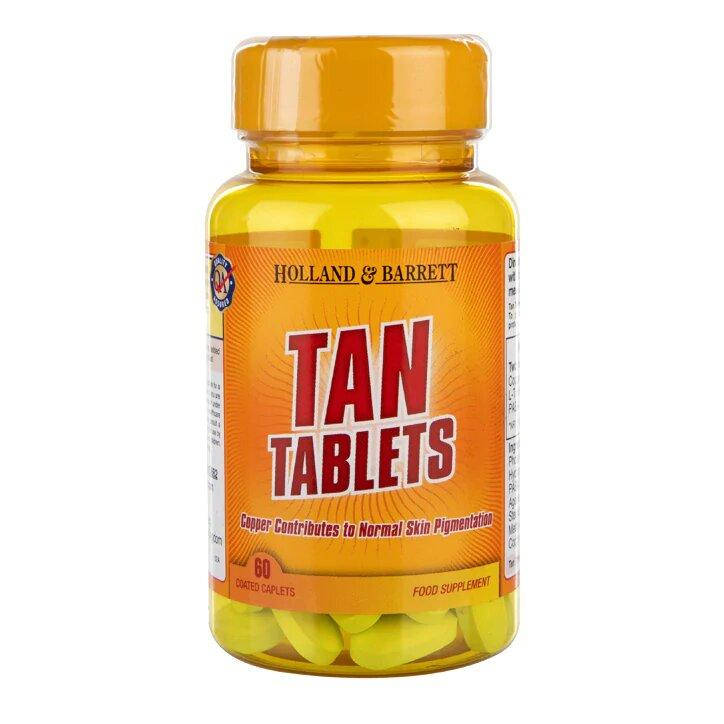 

Биологически активная добавка для загара Holland & Barrett Tan Tablets, 60 шт.