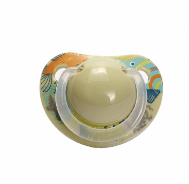 

Пустышка силиконовая с прикусом 0-6 мес LI407, Разные цвета
