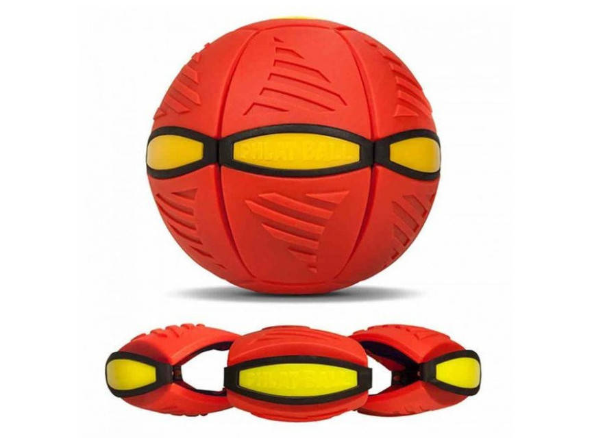 

Летающий мяч трансформер Phlat Ball Red dm2830 Красный