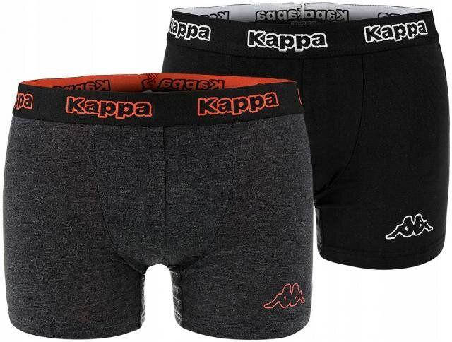

Трусы-боксеры Карра Men's Boxer 2-pack black/anthracite 2XL, Черный