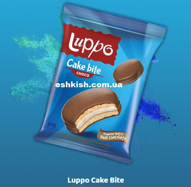 

Печиво-сендвіч ŞÖLEN Luppo Cake bite з маршмеллоу в молочному шоколаді 30 г