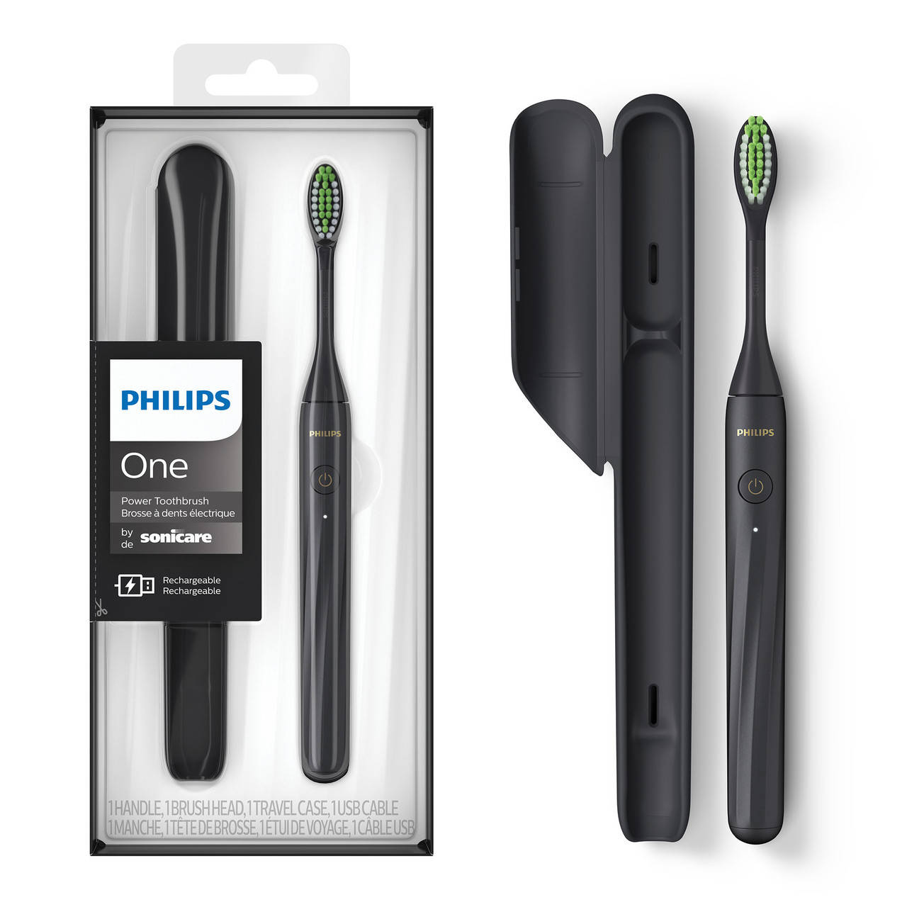 

Электрическая зубная щетка PHILIPS ONE Rechargeable by Sonicare HY1200/06