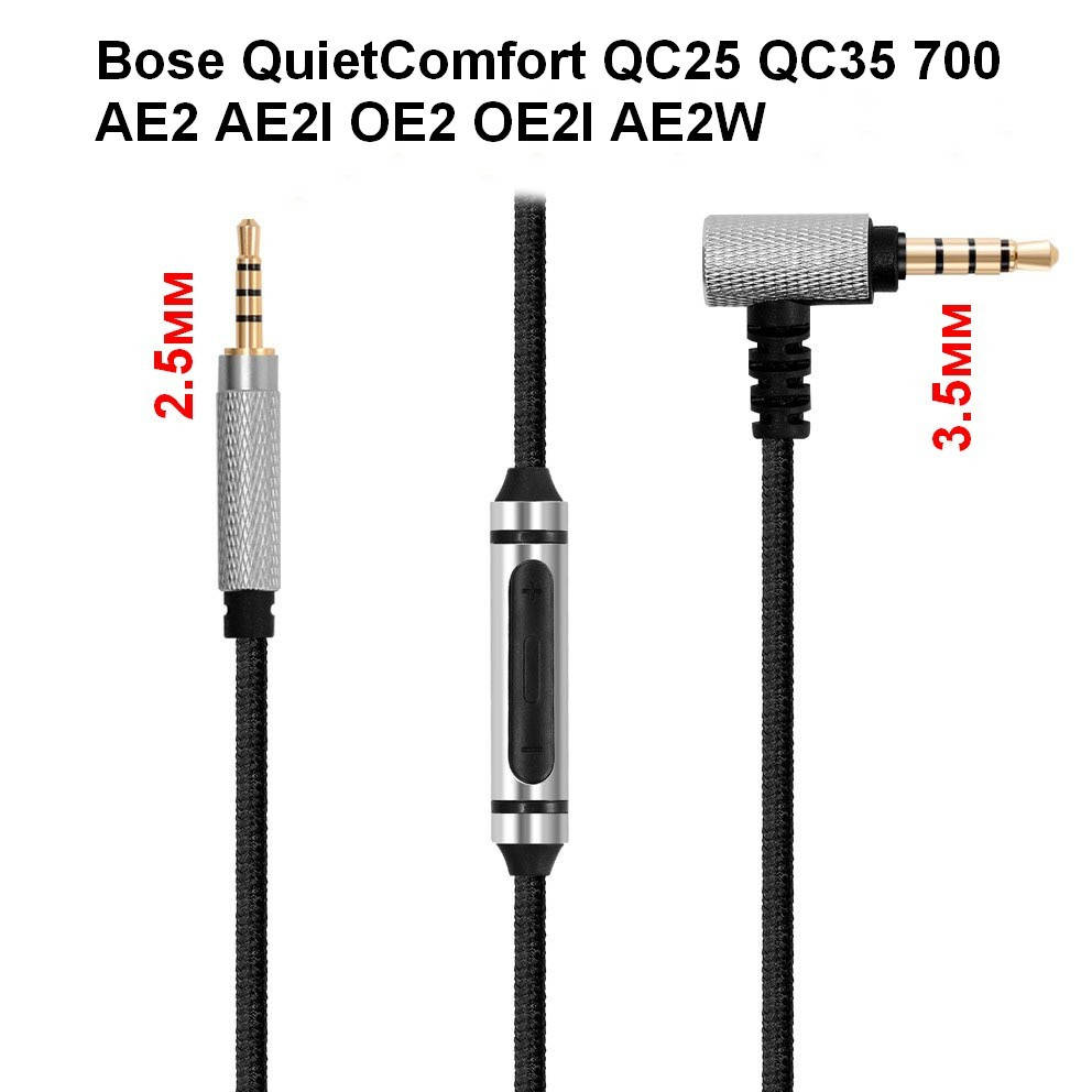 

Кабель для наушников Bose QuietComfort QC 25 35 QC25 QC35 NC700 AE2 AE2I OE2 OE2I AE2W Soundlink