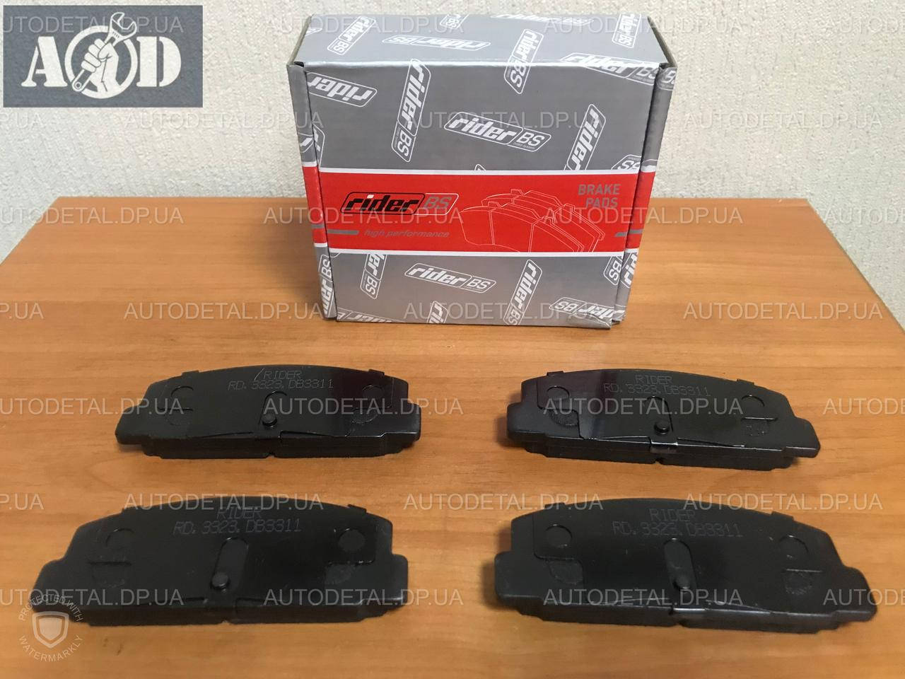 

Колодки тормозные задние Mazda 6 GG 2002-->2007 Rider (Венгрия) RD.3323.DB3311