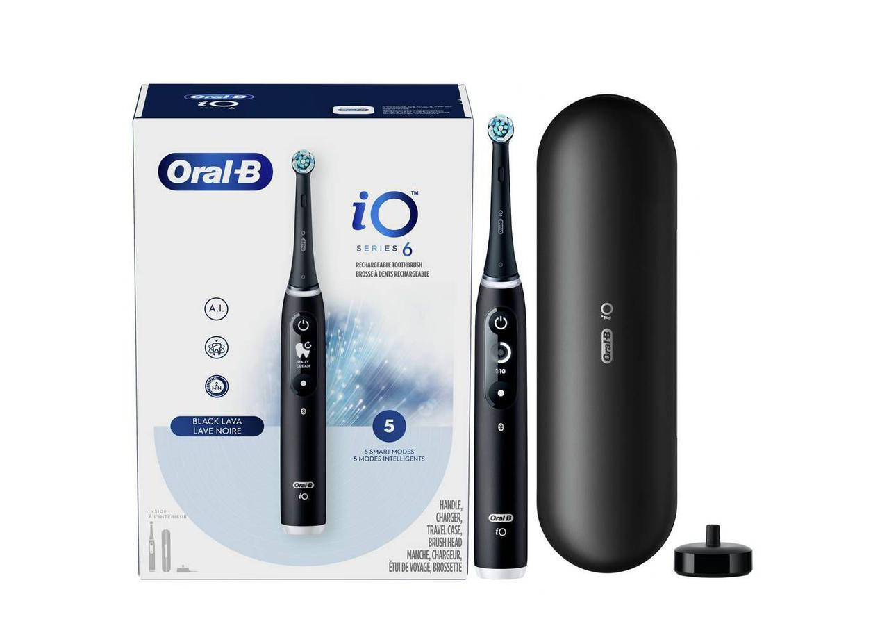 

Электрическая зубная щетка BRAUN Oral-B iO Series 6 Black iO M6.1B6.1K, Черный