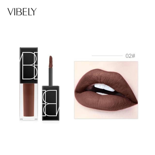 

Жидкая матовая помада для губ Vibely Matte Lip Gloss #02, 4,5мл