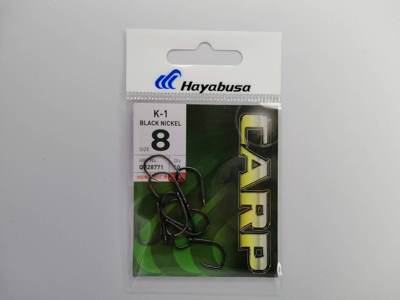 

Крючек Hayabusa K-1 Black Nickel №8