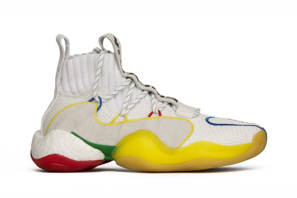 

Мужские кроссовки Adidas x Pharrell Williams Crazy BYW LVL EF3500, Белый