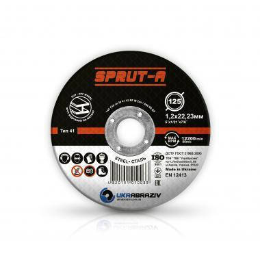 

Круг отрезной по металлу Sprut-A 125x1.0x22,23