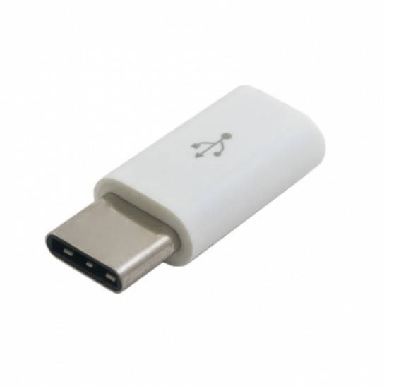 

Переходник type-c - microUSB A quality white (12019), Белый