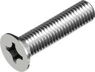 

Винт с потайной головкой DIN965 нерж. А2 М5х90 мм