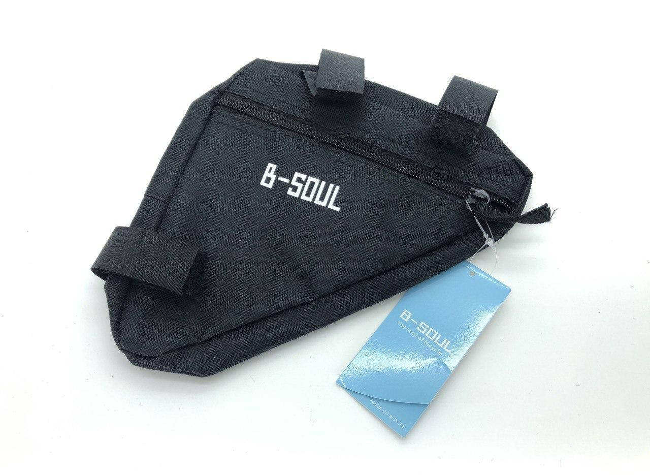 

Сумка велосипедная треугольная большая под раму "B-SOUL" новая