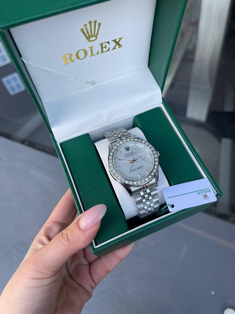 

Женские наручные часы Rolex (Ролекс) с фирменной коробкой,подарок
