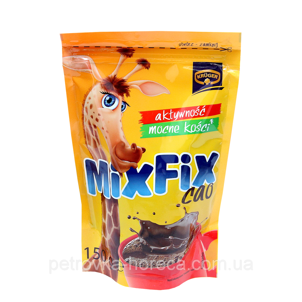 

Какао напиток гранулированный растворимый Mix Fix Kruger, 500г для детей